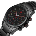 WWOOR 8015 Quartz Watch Men Watches Chronograph Wristwatch Sports Watch Luminous Military Relogio Masculino